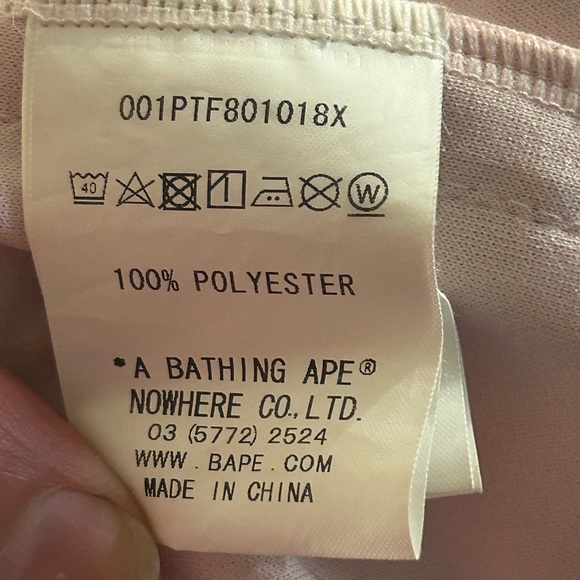 A Bathing Ape Pink ABC Bapesta Tape Tracksuit - Picture 10 of 10